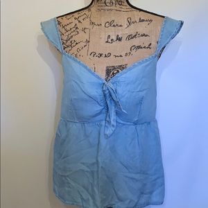 2 for $20 
Candies chambray Top
